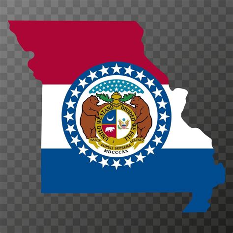 Missouri state flag. Vector illustration. 13430860 Vector Art at Vecteezy