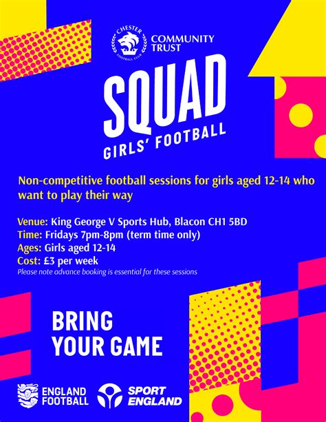 Squad Girls sessions with Chester FC Community Trust – Chester FC ...