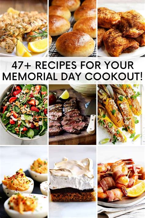 47 Memorial Day Recipes For An Incredible Cookout - Pinch and Swirl