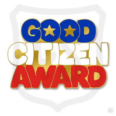 Good Citizen Award Spell Out - C. Sanders Emblems, L.P.