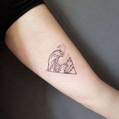 8 Water element tattoo ideas | waves tattoo, tattoos, geometric tattoo