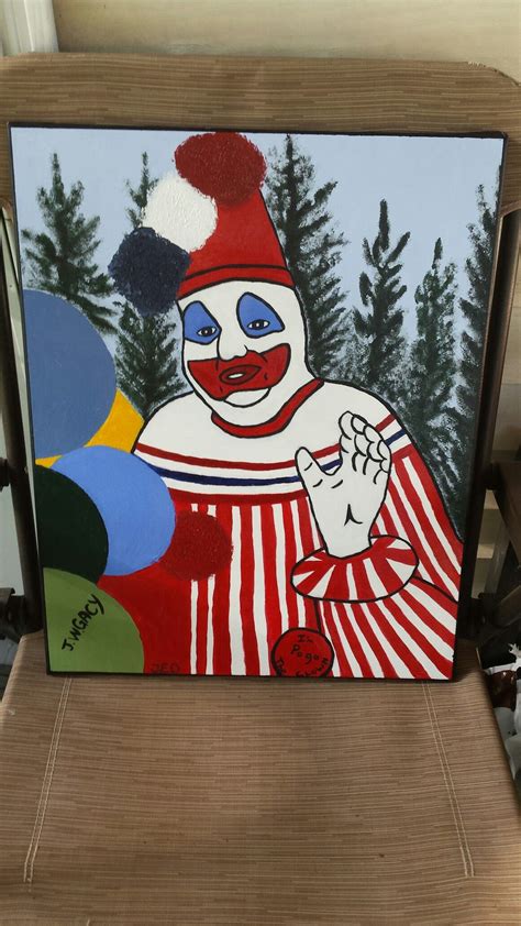 A replica of John Wayne Gacy's "Pogo the Clown" commissioned by a ...