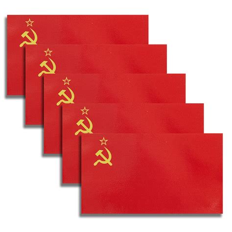 Buy HSQCEZ 5 Pcs Soviet Union Vinyl Decal , Soviets Decal Sticker, Soviets People Stickers for ...