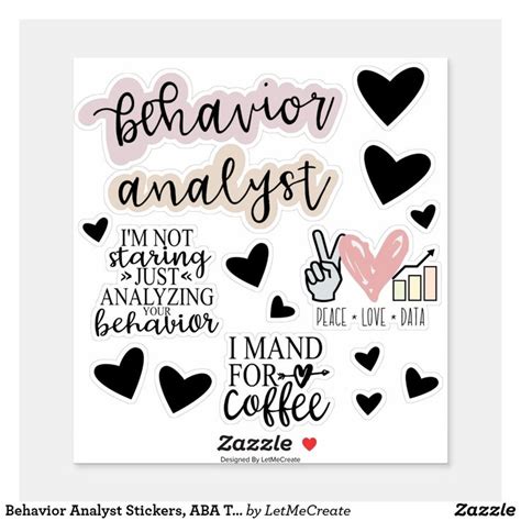 Behavior Analyst Stickers, ABA Therapy, BCBA Gift, Sticker