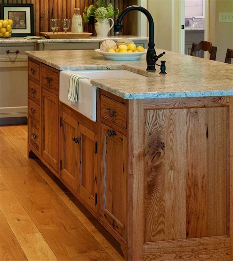 Custom kitchen islands Kitchen islands in 2020 | Farmhouse kitchen design, Rustic kitchen island ...