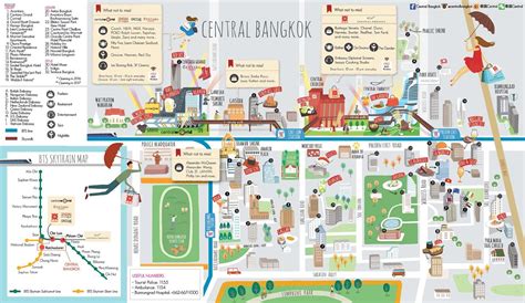 Bangkok shopping map - Bangkok shopping mall map (Thailand)