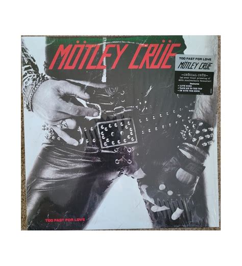 Mötley Crüe - Too Fast For Love (LP, Album)