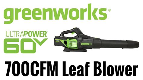 Greenworks 60V 700CFM Brushless Leaf Blower With 5Ah Battery (Model ...