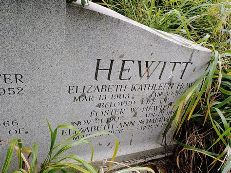 On This Day, A Pilgrimage to Foster Hewitt's Grave