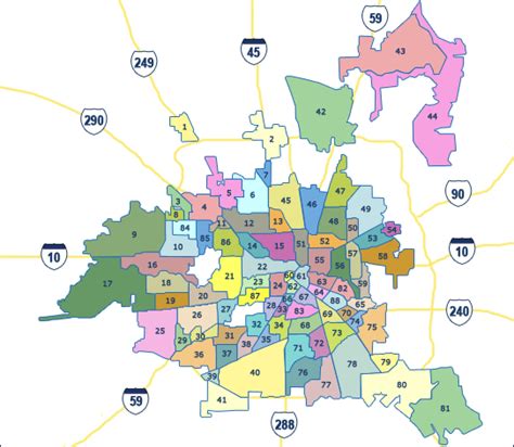 Houston Super Neighborhood Map