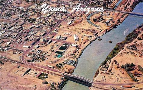 Yuma_CrescentCenter1960s | Yuma, Yuma arizona, Aerial