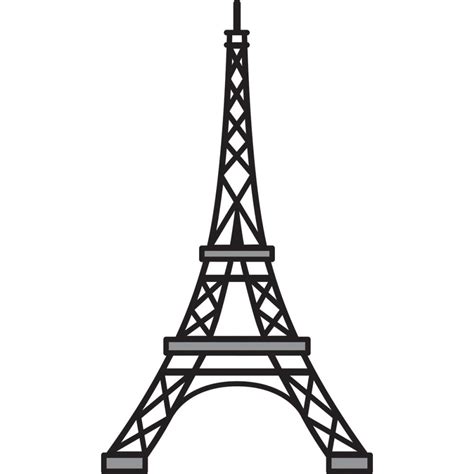 beginner eiffel tower easy drawing - Clip Art Library