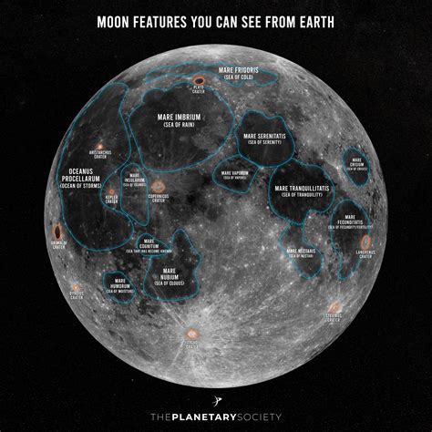 Moon Features You Can See From Earth (square) | The Planetary Society