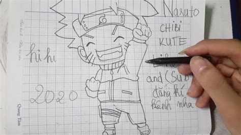 Cách vẽ Naruto Chibi Cute đơn giản trên vở bằng bút chì (vẽ Anime ...