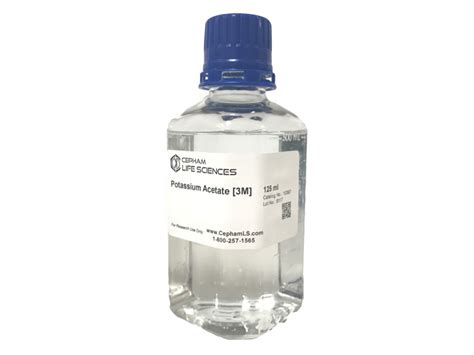 Potassium Acetate [3M] pH 5.5 - Cepham Life Sciences Research Products