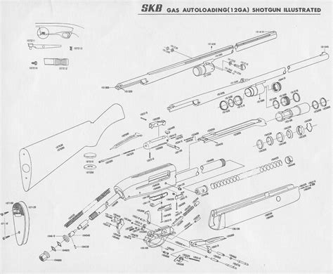 Semi Auto Shotgun Parts Diagram