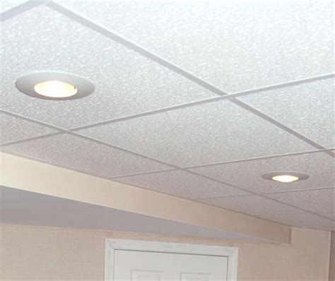 Dropped ceiling, Recessed lighting, Install drop ceiling