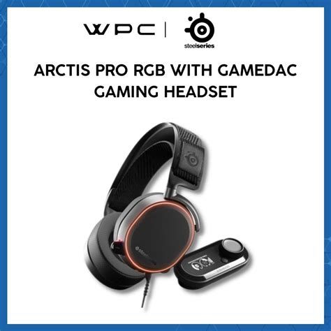 STEELSERIES ARCTIS PRO (RGB) WITH GAMEDAC HEADPHONE ( 61453 ) | Shopee ...