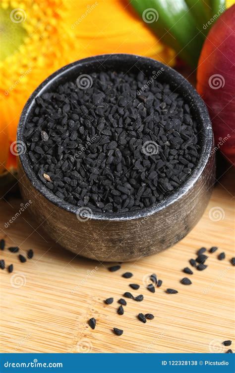 Nigella sativa seeds stock photo. Image of pickle, ingredient - 122328138