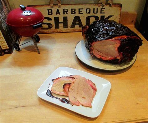 Pecan Smoked Fresh Ham With Maple Glaze On The WSM | Grilling Inspiration | Weber Grills | Fresh ...