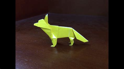 Origami ideas: Wolf Origami Step By Step Animals