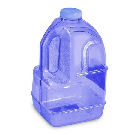 1 Gallon BPA FREE Reusable Plastic Drinking Water Big Mouth "Dairy" Bottle Jug Container with ...