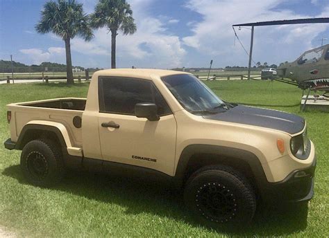 How Much Does a Custom 2015 Jeep Renegade Comanche Pickup Truck Worth ...