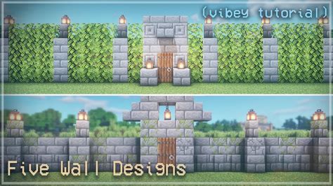 Stone Fence Minecraft, Minecraft Wall Designs Wood And Stone Novocom Top : How to build fences ...