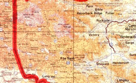 Battle Of Khe Sanh Map