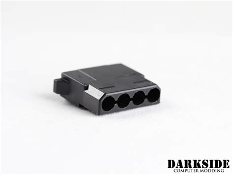 4-pin Female MOLEX Connector -Black - DazMode