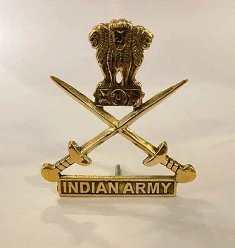 Yellow Indian Army Badges at ₹ 95/unit in Aligarh | ID: 22134613088