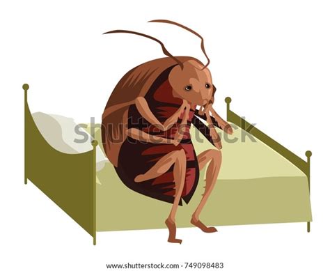 Metamorphosis Cockroach Stock Vector (Royalty Free) 749098483 | Shutterstock