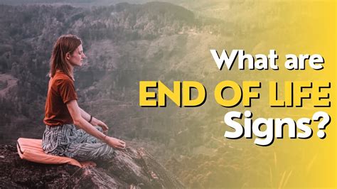 What are end of life signs? - YouTube