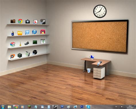 Desk and Shelves Desktop Wallpaper - WallpaperSafari