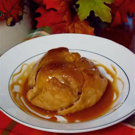 Apple Dumplings with Salted Caramel Rum Sauce - Grumpy's Honeybunch