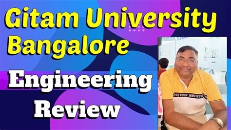 Gitam University Bangalore Campus|Gitam school of Technology|Gitam college|review|fees ...