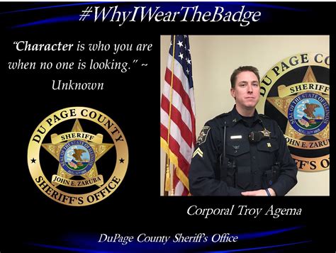 Why I Wear The Badge ~... - DuPage County Sheriff's Office