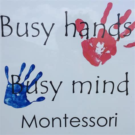 Busy Hands Busy Mind Montessori in the home