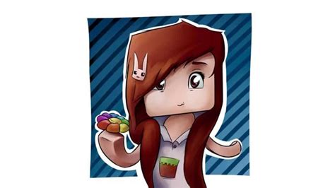 MINECRAFT DRAW - THE CUTE GIRL - YouTube