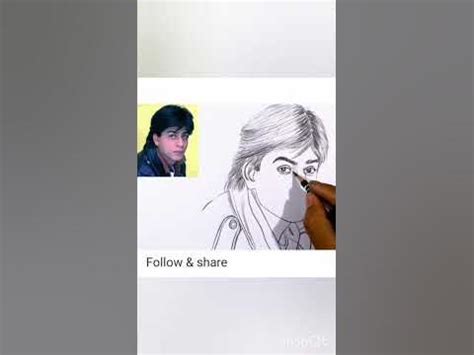 Drawing of Sharukh khan #drawing #music #hindisong #bollywood #love # ...