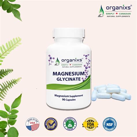 Magnesium Glycinate - Organixs Canada Inc