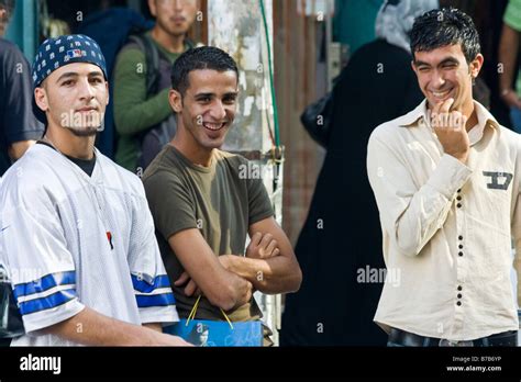 Young Palestinian Men in Ramallah in West Bank Palestinian Territories Stock Photo - Alamy