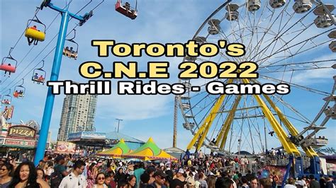 Toronto's C.N.E 2022 Thrill Rides! (Canadian National Exhibition) - YouTube