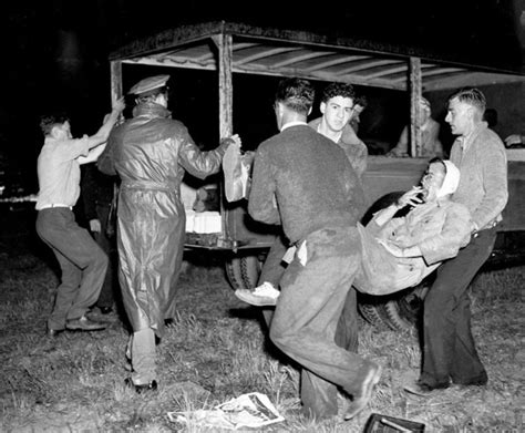 An injured survivor of the Hindenburg disaster calmly smokes a ...