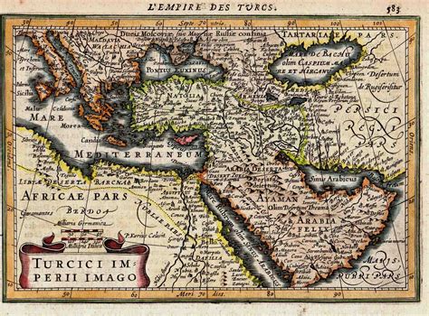TURKISH EMPIRE || Michael Jennings Antique Maps and Prints