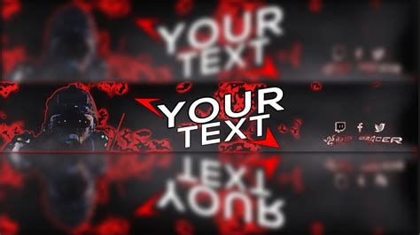 82+ Tren Gaya Youtube Gaming Banner Template Psd Free, Banner Template