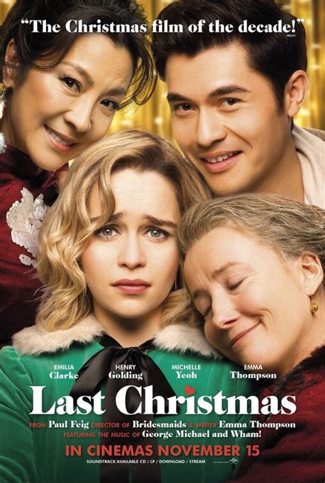 Last Christmas Movie Poster (#3 of 3) - IMP Awards