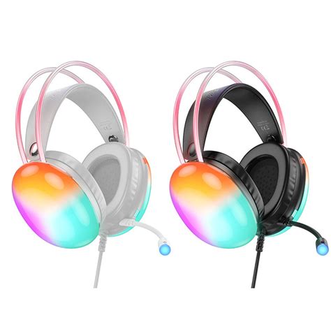 Buy Wholesale China Gaming Headset Rainbow Rgb Led Lighting Headband And Cover, 50mm Speaker ...