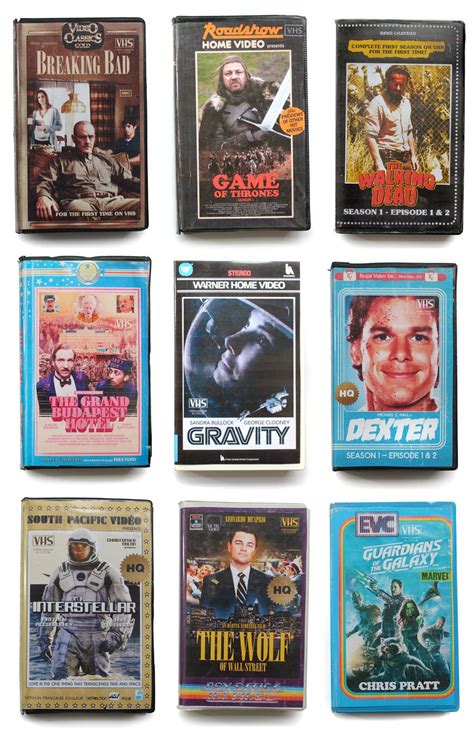 Retro VHS covers for your favorite modern TV shows - The Daily Dot