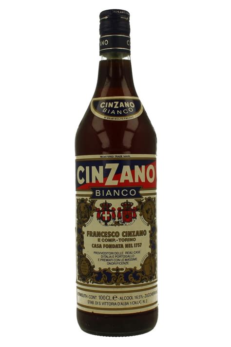 Cinzano Vermouth Bianco Bot. in the 60'S /70's 100cl 16.5% - Products - Whisky Antique, Whisky ...